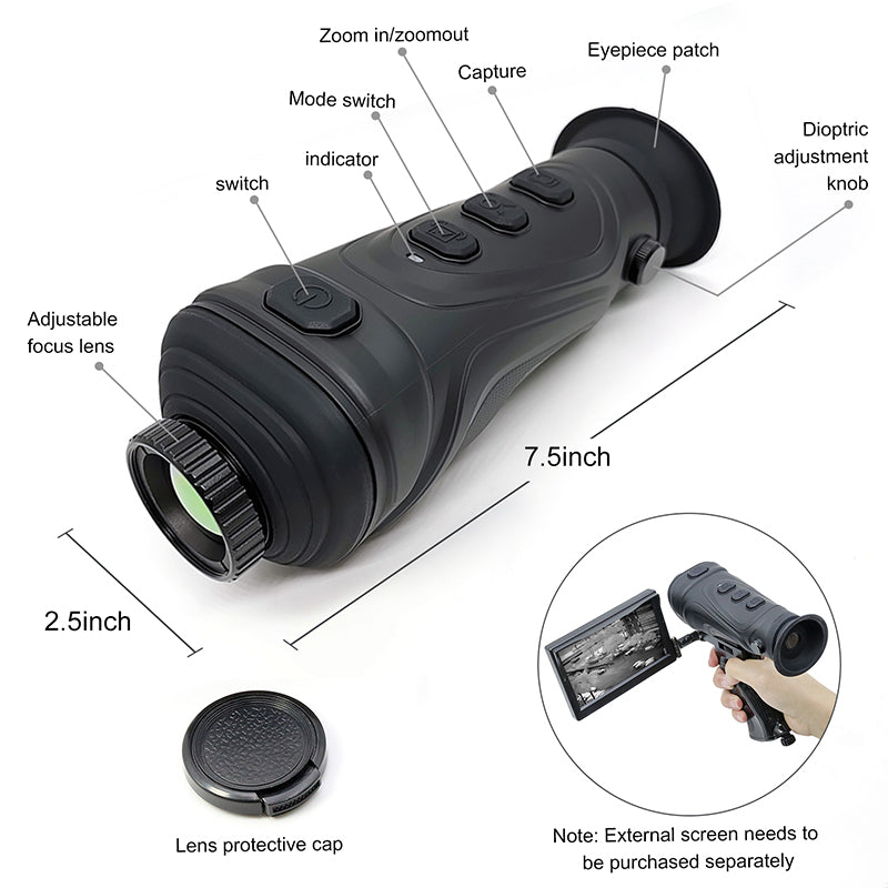 HT-A3 Thermal Imaging scope with Infrared resolution(384×288)